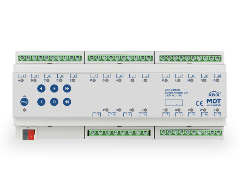 MDT AKK-2416.03 KNX-Schaltaktor Kompakt | 24-fach